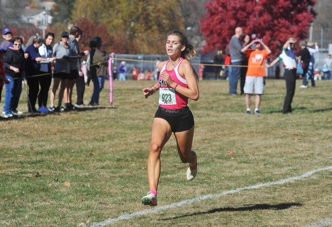 Kayla Gonzales won the Division II girls regional race at Hedges-Boyer Park in Tiffin.