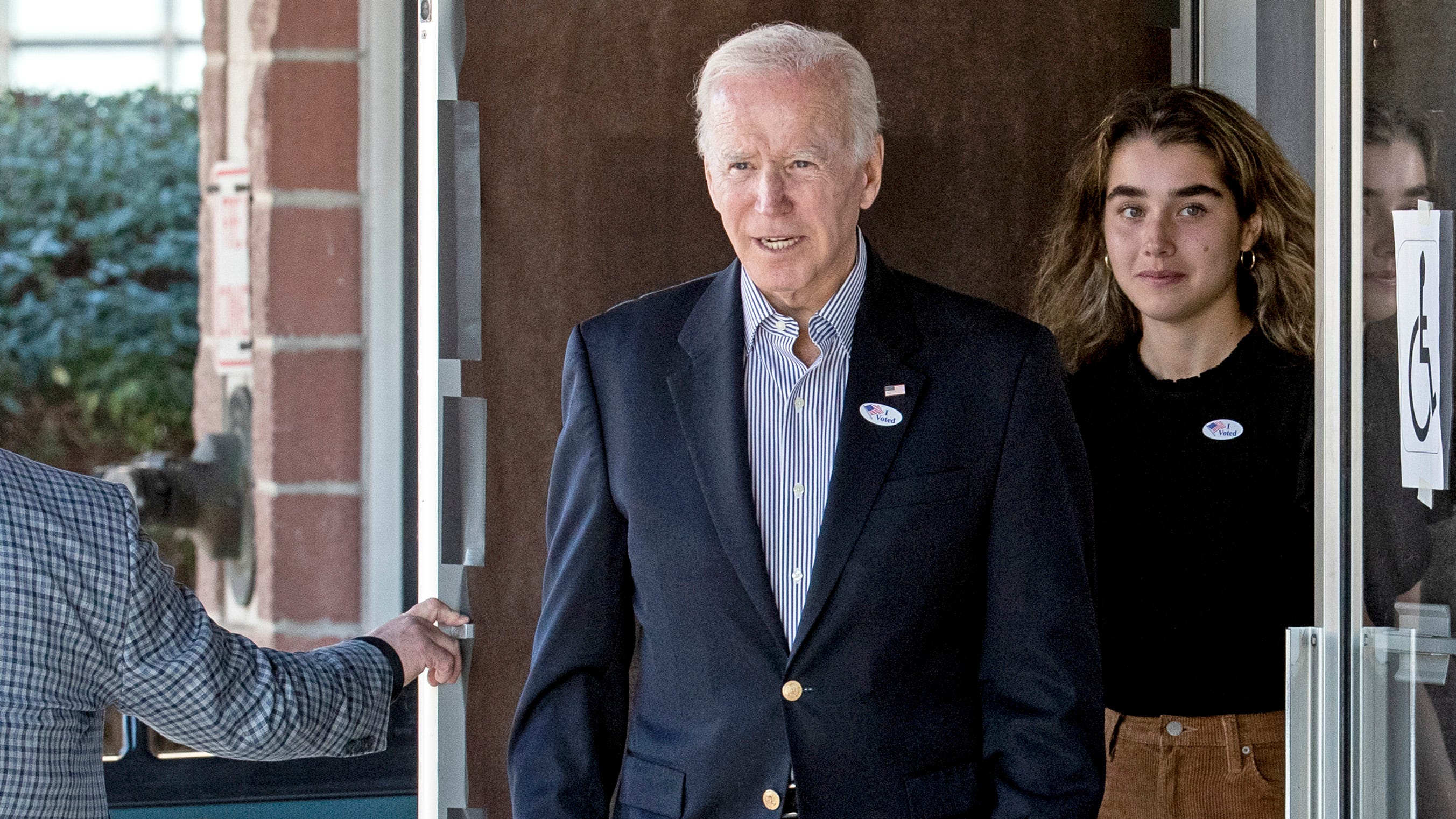 Joe Biden votes in midterm election in Wilmington Saturday Joe Biden votes in midterm election in Wilmington Saturday