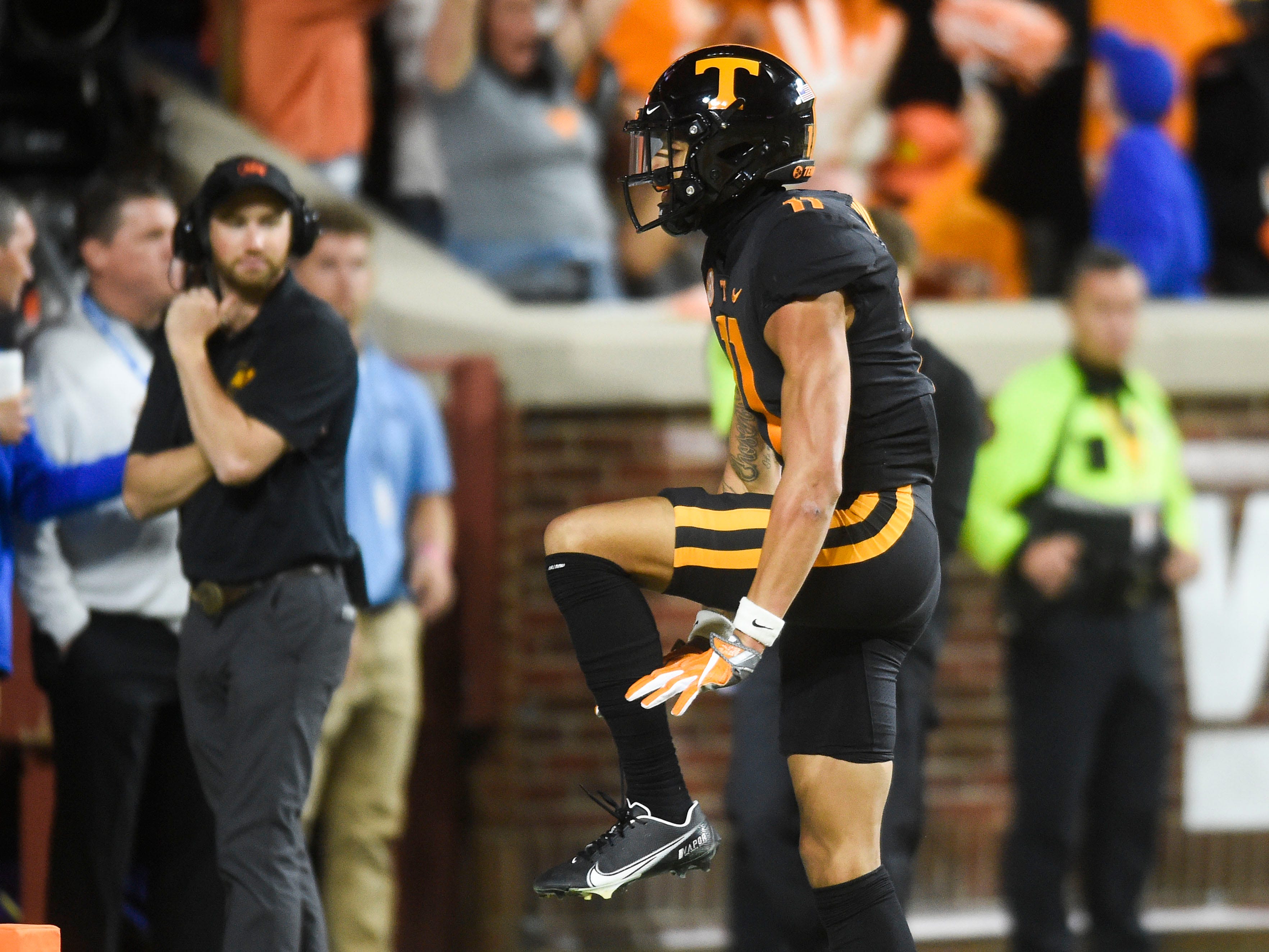 Jalin Hyatt breaks Tennessee football record for touchdown catches