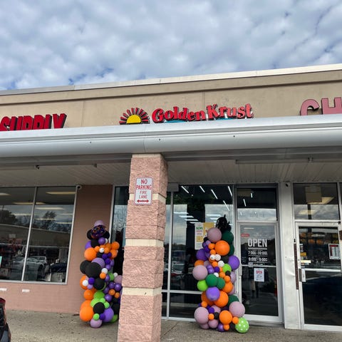 The exterior of the new Golden Krust location in N