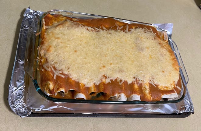 With pumpkin in the sauce and plenty of vegetables in the filling, these enchiladas pack a big nutritional punch and taste delicious. Just watch out for kale.