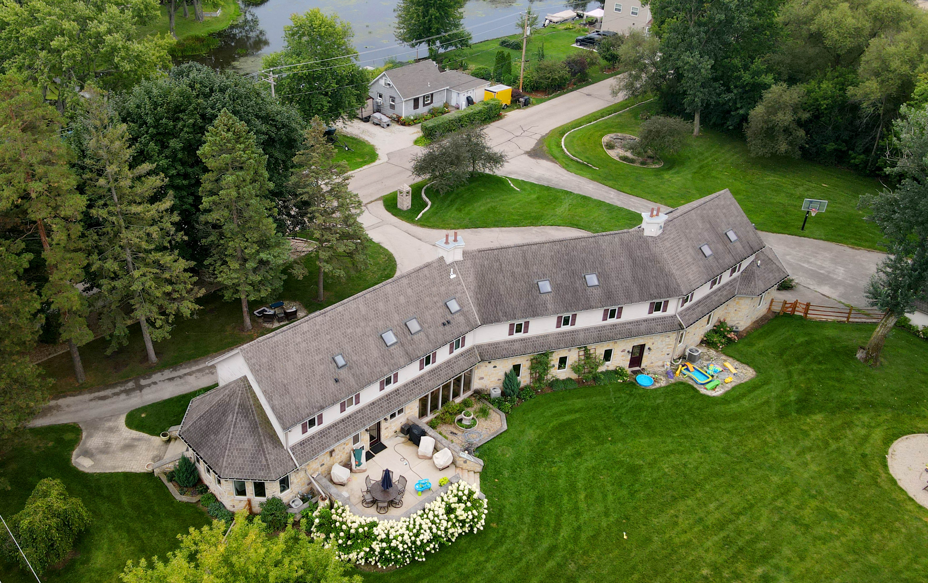 Todd Brunner's home in Pewaukee, photographed years later.