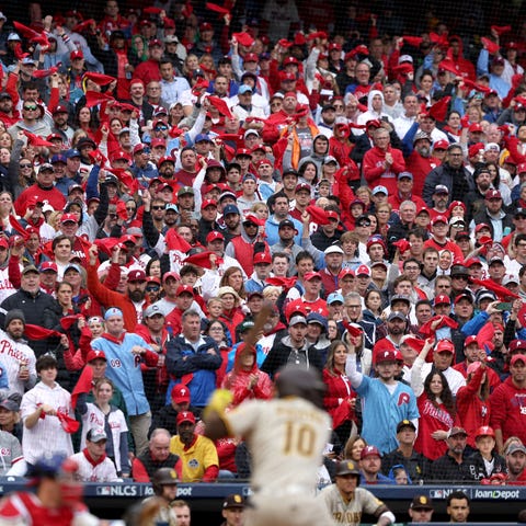 Philadelphia Phillies fans make noise as San Diego