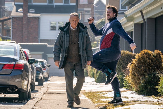 "A Man Called Otto" (Dec. 25, theaters): The heartfelt comedy stars Tom Hanks (left, with Cameron Britton) as the grumpy title widower who criticizes and judges everyone but has his world turned upside down by a pregnant woman who moves in next door.