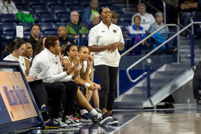 Notre Dame women #39 s basketball coach Niele Ivey returns to St Louis Notre Dame women #39 s basketball coach Niele Ivey returns to St Louis