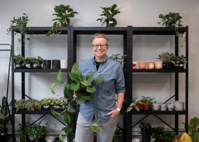 Alicia Hall, owner of Flourish Plant Market, has opened a storefront at 113 S. Water St. in Kent.