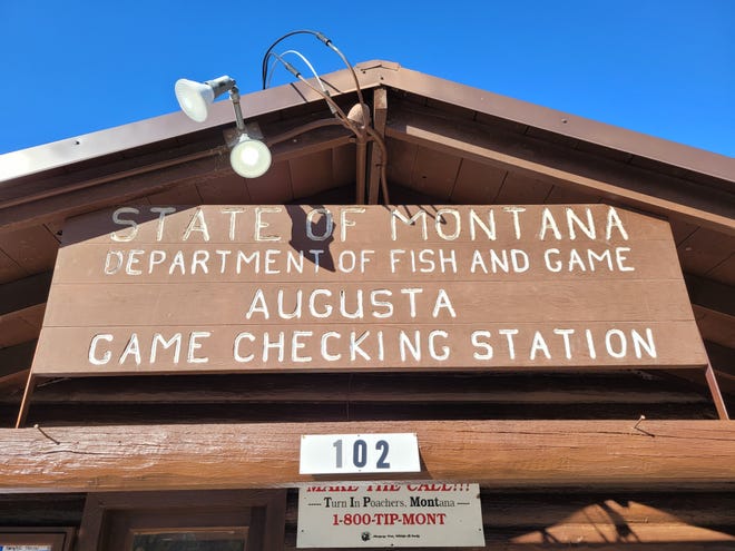 The game check station in Augusta is the only station for Region 4 in Montana.