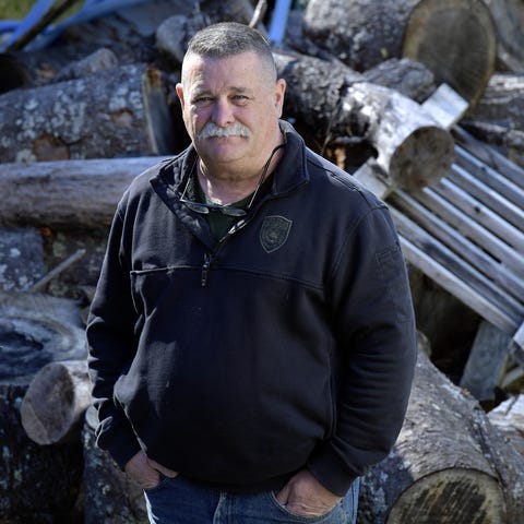 David Miller of Littleton, N.H., 61, stands in his
