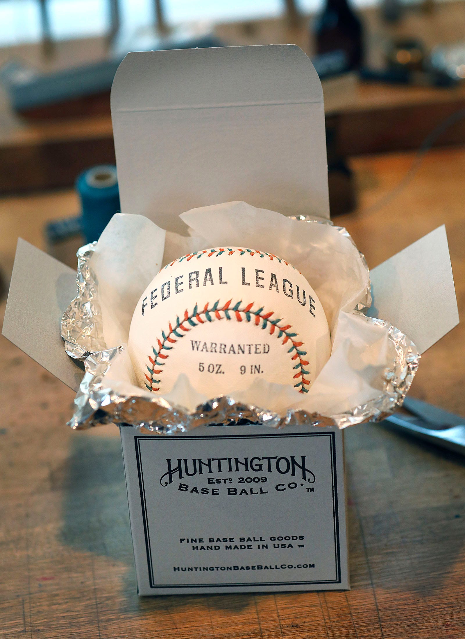 Norwell's Huntington Base Ball Co. makes baseballs the oldfashioned way