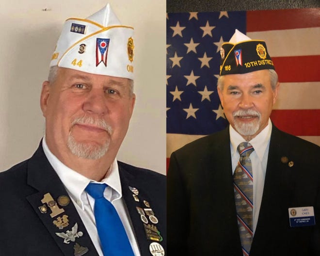 Bradley A. Teis Sr., left, and Gary L. Ickes will be honored Nov. 11 as Veterans of the Year by the Greater Canton Veterans Service Council. Teis died Aug. 3. His widow, Roxanne, will accept the recognition.
