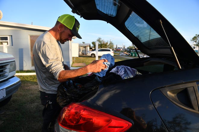 Family seeks stability after Hurricane Ian; awaits FEMA housing decision 14 Rusty Foltz says he's basically been living out of the back of his car since their rental home in the Playmore neighborhood near the Myakkka River was flooded after Hurricane Ian. Foltz and his wife, Jessica, have been staying in a borrowed 1994 Jamboree RV, parked next to her mother's home, in Port Charlotte. Foltz has been commuting to Cape Coral daily where he works for a roofing company.