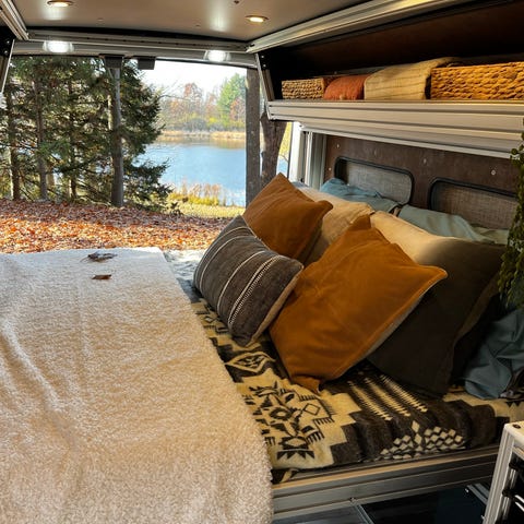 An example of the 2023 Ford Transit Trail interior