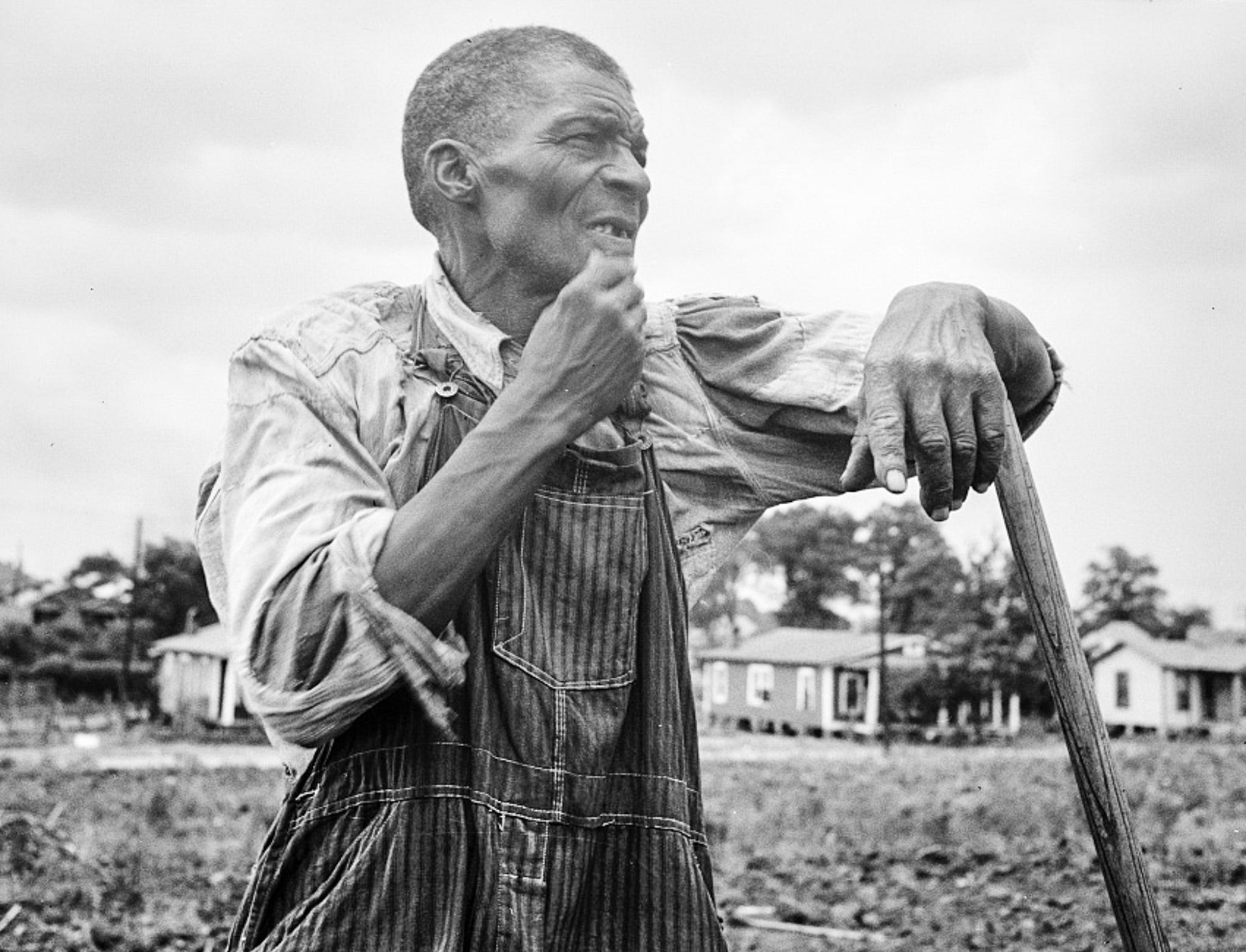 "Hoe culture in the South. Near Birmingham, Alabama. (1936)" Part of the U.S. Farm Security Administration/Office of War Information Black & White Photographs at the Library of Congress.