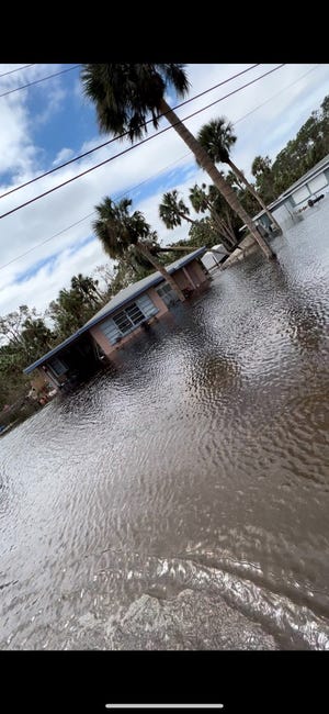 Family seeks stability after Hurricane Ian; awaits FEMA housing decision 17 The home of Rusty and Jessica Foltz on Myakka Drive was still under water two days after Hurricane Ian made landfall.