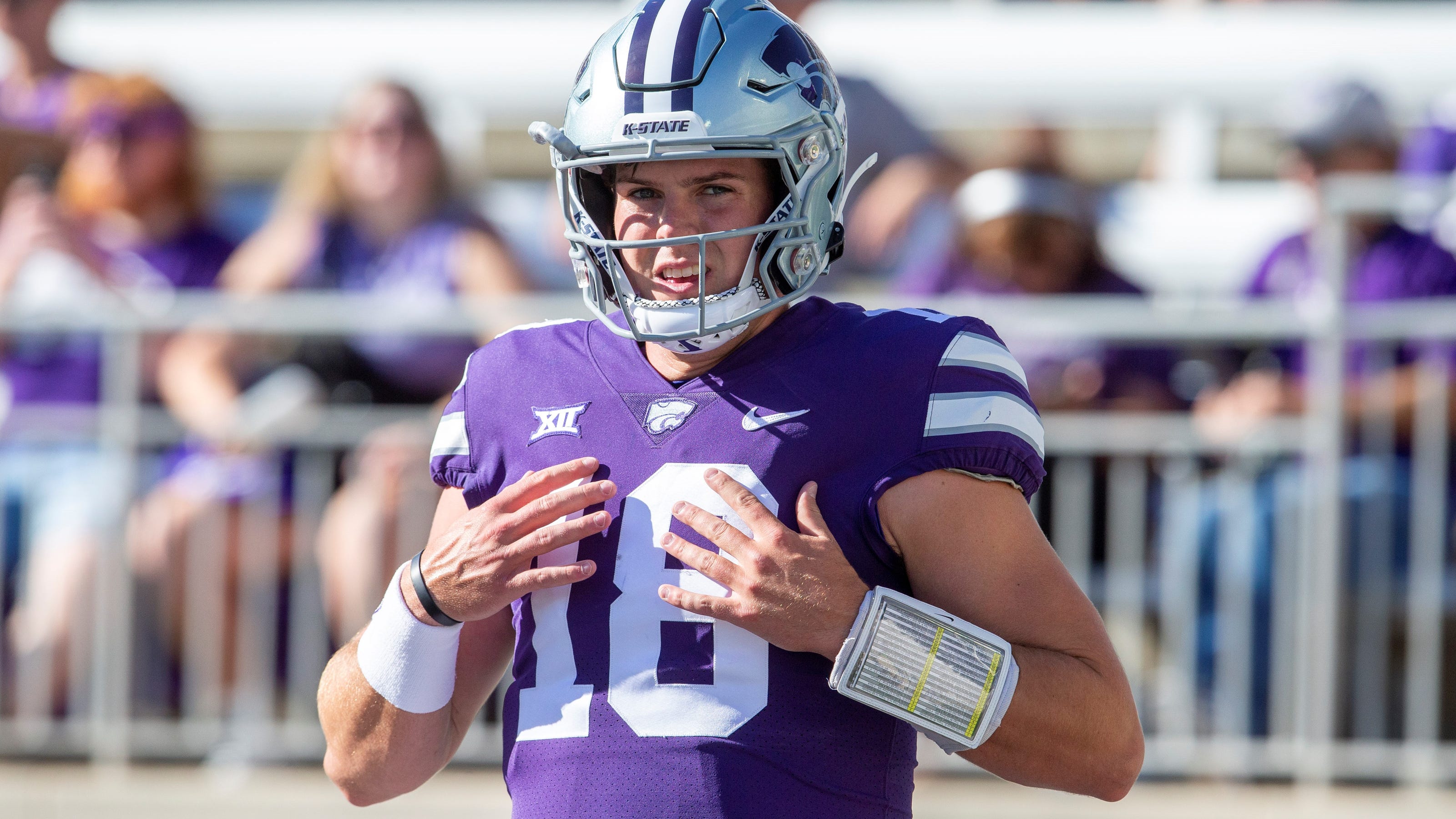 Kansas State football quarterback Will Howard's patience is paying off