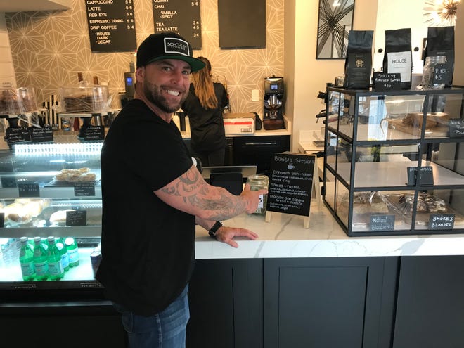 Society Coffee Bar owner Keith Viveiros