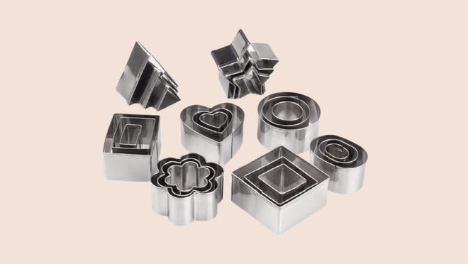 Using cookie cutters is a fool-proof method to get that classic ring shape.