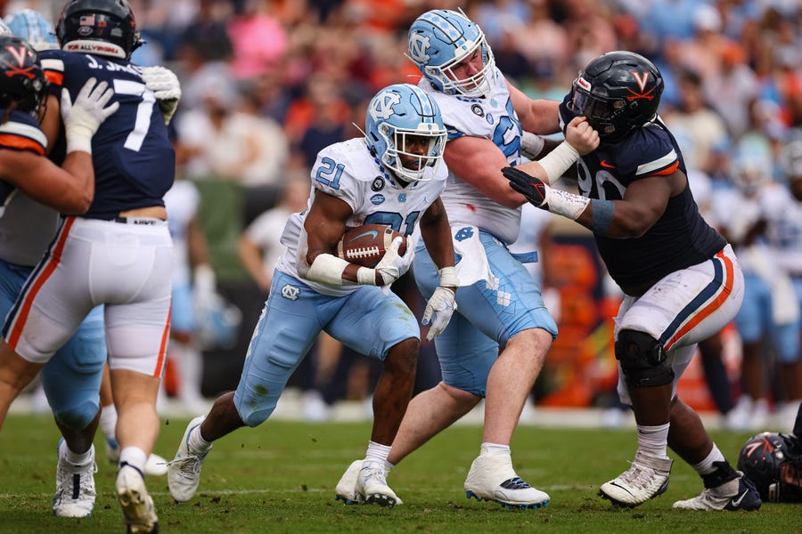 How Josh Downs' career day lifted UNC football past Virginia