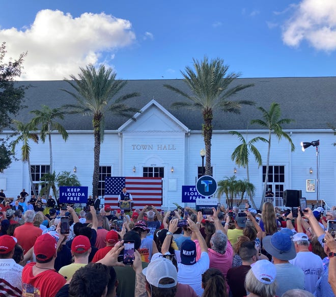 Gov. Ron DeSantis holds rally in Tradition