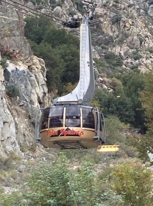 The Palm Springs Aerial Tramway lifts up to 80 guests 6,000 feet into the mountains above town.