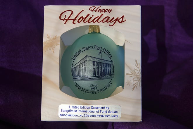 Soroptimist International of Fond du Lac unveils its limited-edition ornament for 2022: An ode to the community's old post office.