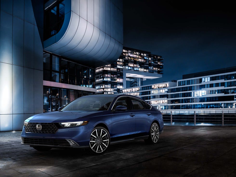 The 2023 Honda Accord gains a more modest grille like the CR-V SUV.