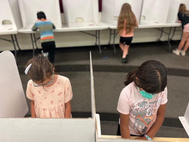 Local kids made their vote count on Election Day at six participating voting precincts and at 23 participating Leon County schools, as well as at most Early Voting locations on Saturday, Nov. 5, 2022.