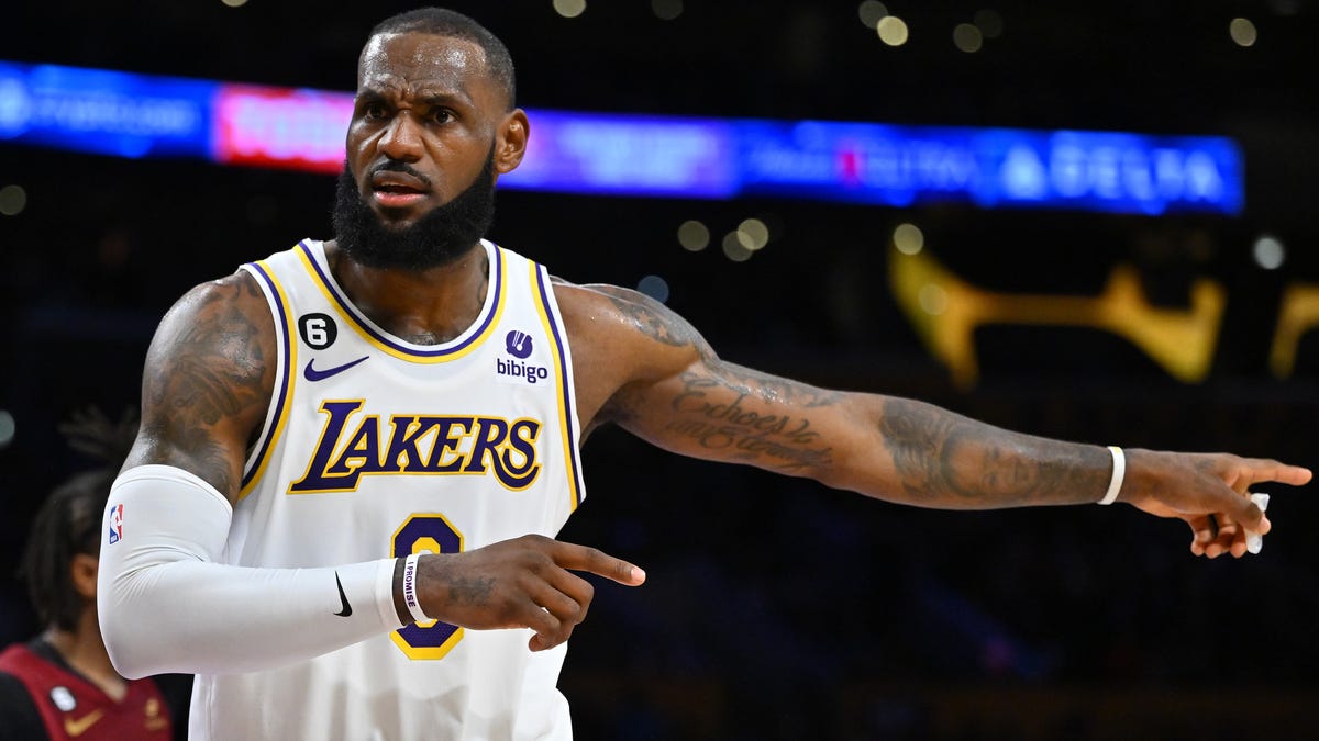 LeBron James is in his fifth season with the Lakers.