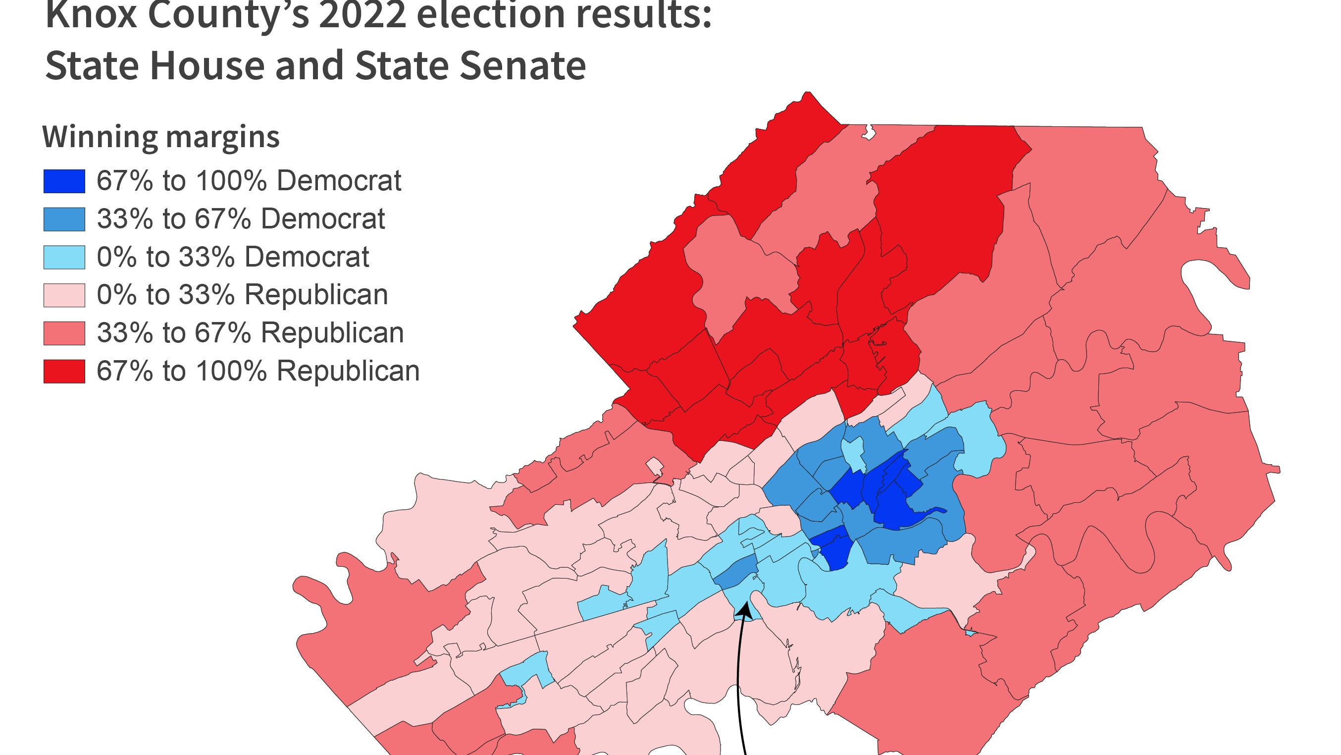 Election maps show Knox County is turning bluer, year by year