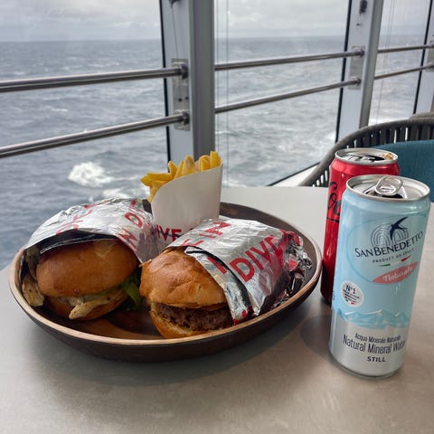 Lunch from Dive In on Holland America's Rotterdam 