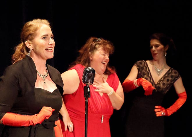 Diamonds, left to right, Denise Page, Kimberly Matthews, Jennifer Almeida (Photo: Courtesy of the Academy of Performing Arts)