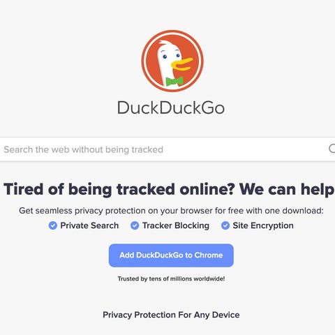 Duckduckgo screenshot.