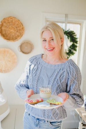 Stephanie Gordon poses with her twist on a long-standing family Christmas cookie recipe.