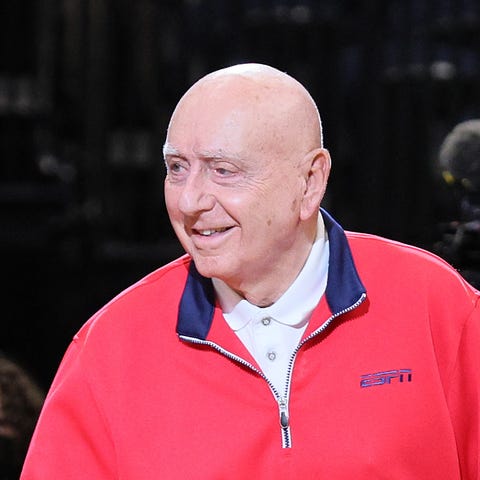College basketball broadcaster Dick Vitale is hono