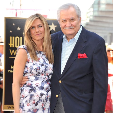Jennifer Aniston and John Aniston attends the Jenn