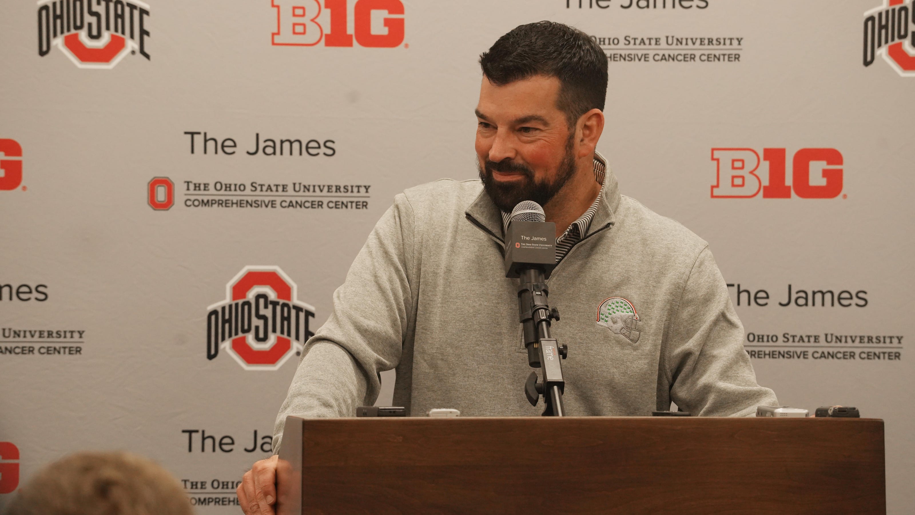 Ohio State football coach Ryan Day gave an update on OSU injuries