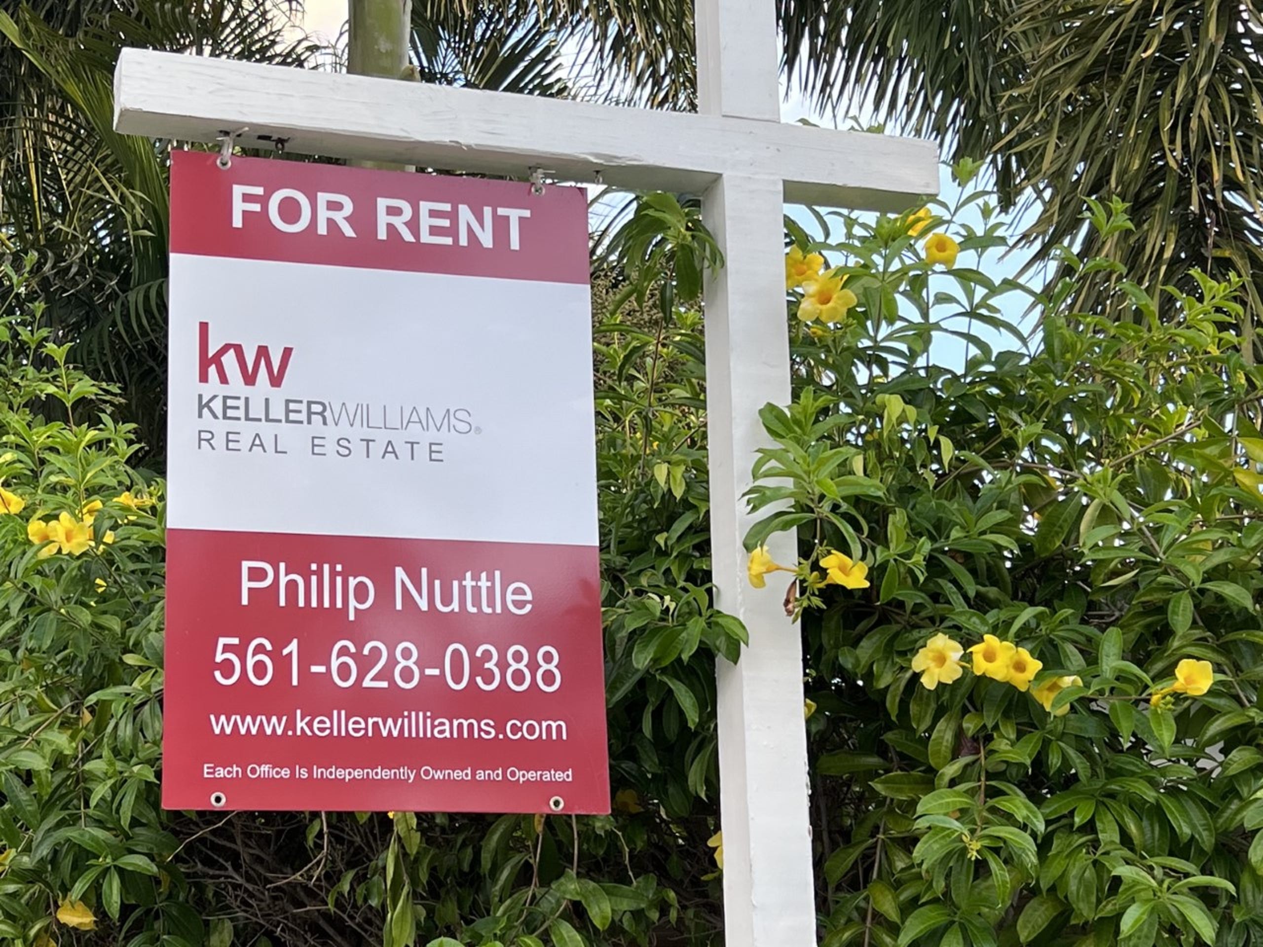 A home for rent in the Prospect-Southland Park Historic District in West Palm Beach in November 2022.