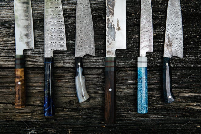 Quintin Middleton makes knives by hand in South Carolina.