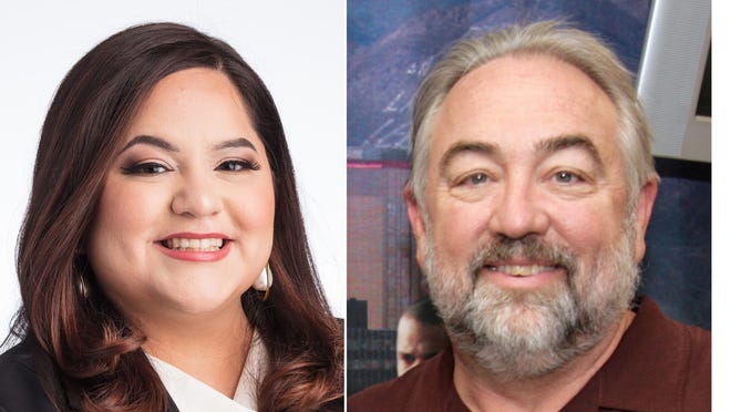 El Paso City Council District 1 candidates: Analisa Cordova Silverstein (left) and Brian Kennedy.