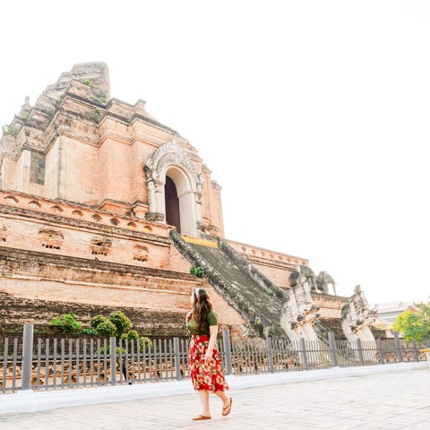 Samantha Hamilton saw the Wat Chedi Luang Temple i