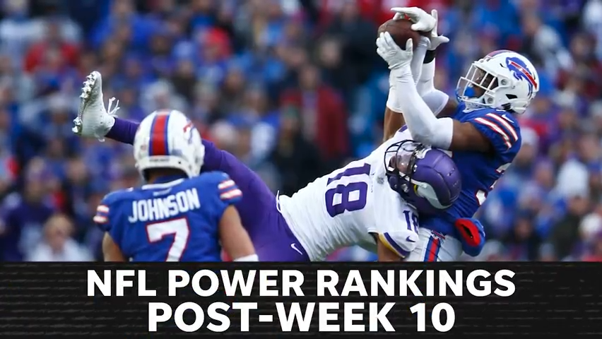 NFL post-Week 10 power rankings: Vikes climb to new heights after 'Game of the Year' win