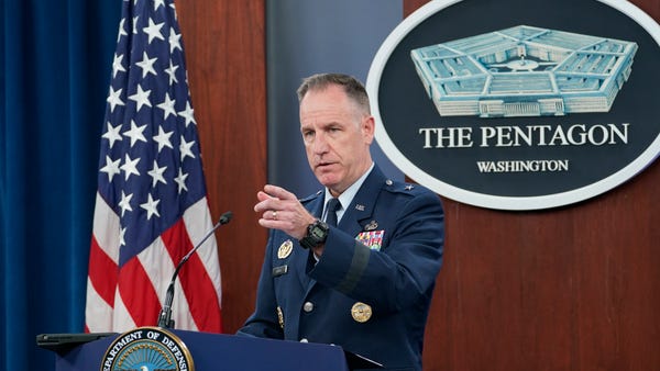 Pentagon spokesman Air Force Brig. Gen. Patrick Ry