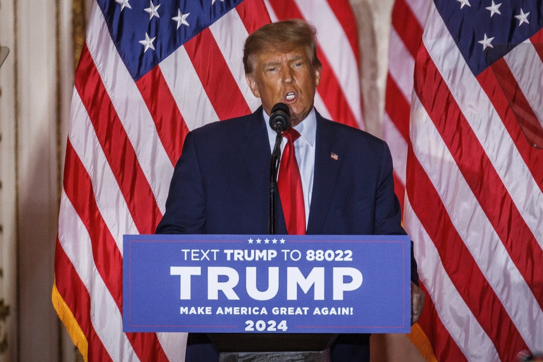 Donald Trump lanza campaña por la presidencia de EEUU de 2024