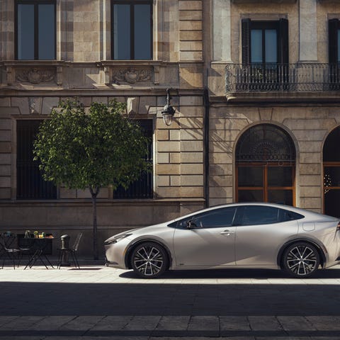 The 2023 Toyota Prius debuts at the Los Angeles au