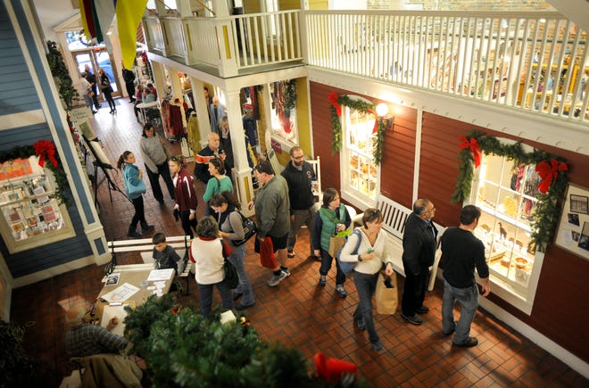 The Cotton Exchange shopping center in downtown Wilmington on a recent Small Business Saturday. STARNEWS FILE PHOTO