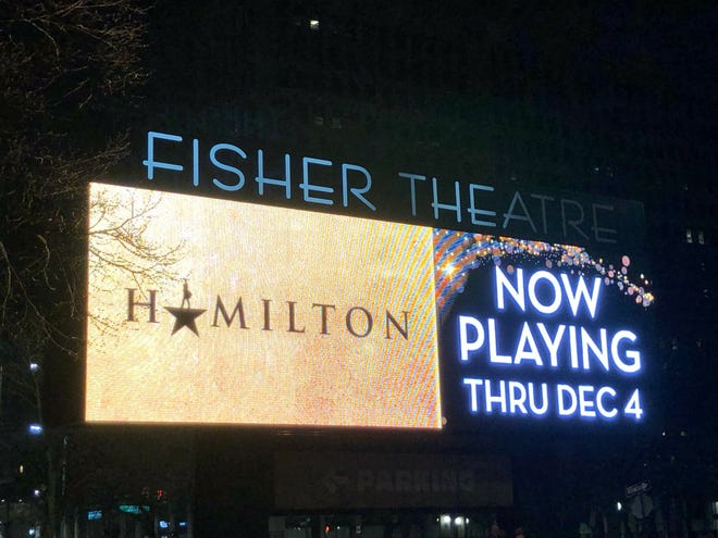 ظهور “هاميلتون” لأول مرة في مسرح فيشر في ديترويت ظهور “هاميلتون” لأول مرة في مسرح فيشر في ديترويت