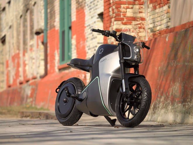 The Fuell Flow, an electric motorcycle designed by Erik Buell from Wisconsin, is a $12,000 urban commuter bike that could go into production in 2024.
(Photo: Fuell Inc.)