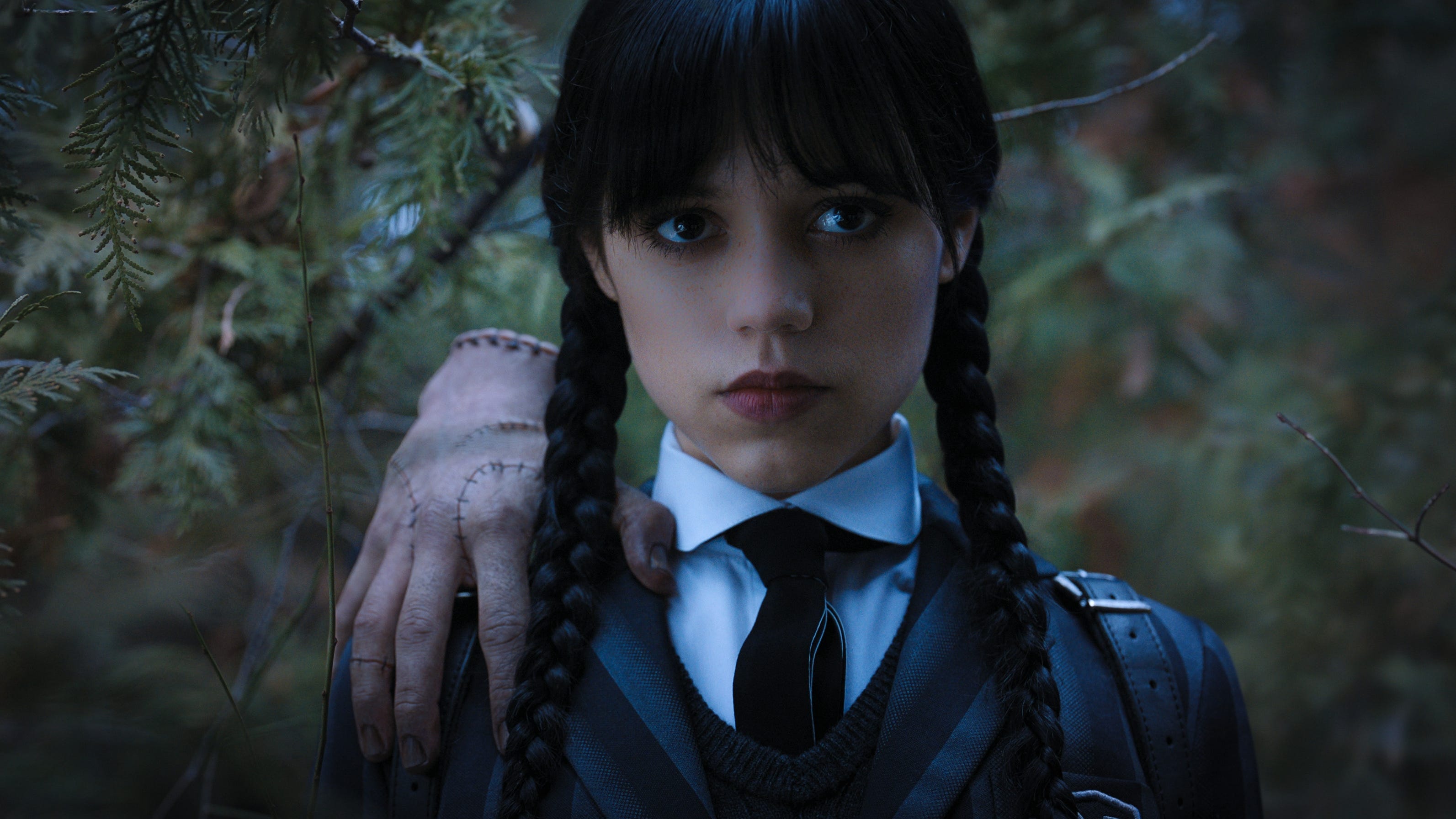 Jenna Ortega takes on the iconic role of Wednesday Addams in Netflix's new Tim Burton-directed teen series, "Wednesday."