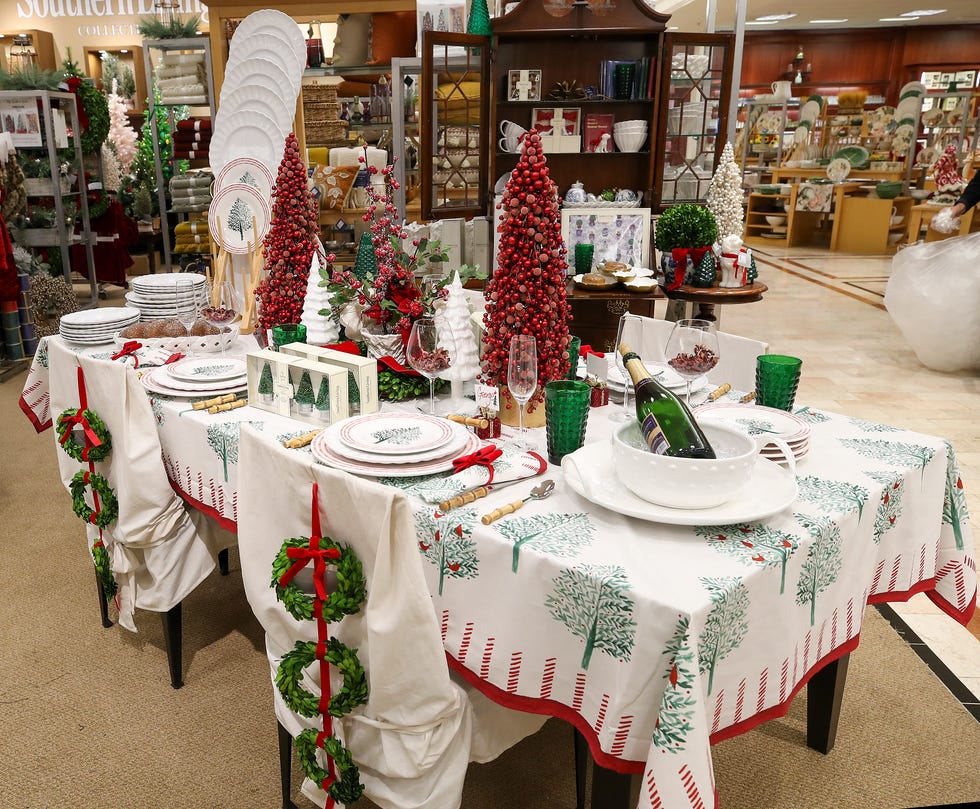 Setting a beautiful dining table is a popular trend during the holidays. These items are available at Dillard's Home Store Mall St. Matthews