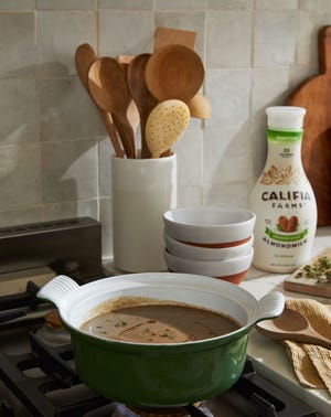 Carla Hall's creamy mushroom soup
